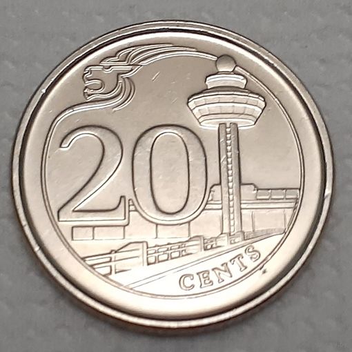 Сингапур 20 центов, 2013 Changi Airport (3-4-55)