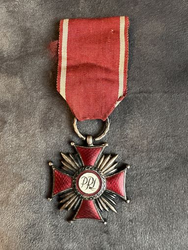 Знак нагрудный медаль Польша. Много Лотов с рубля