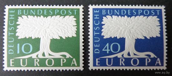 Германия, ФРГ 1957 г. Mi.268-269 MNH** полная серия