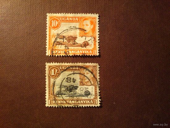Британская колония Кения , Уганда, Танганьика 1938 г.Георг -VI.Озеро Найваша./51а/