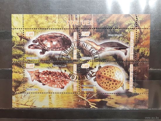 Чад. 2011 год. Фауна. Рептилии. Черепахи (1108)