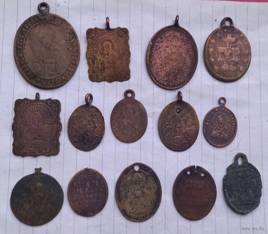 Образки нательные 14 штук
