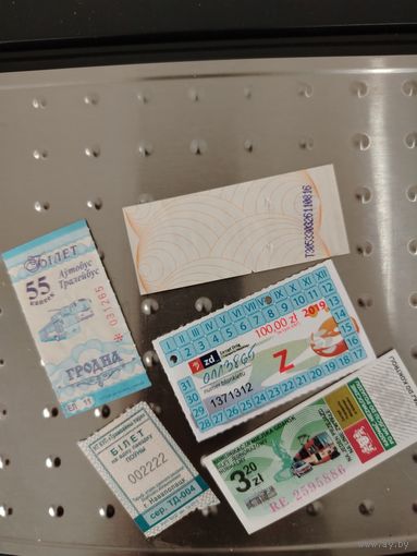 Билеты транспорт, лот