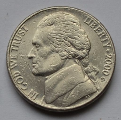 США, 5 центов 2000 г. D