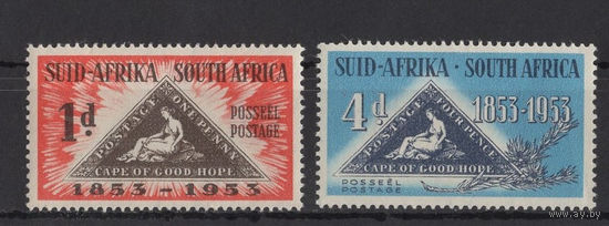 Южная Африка 1953** Почта 100 лет маркам колонии SG#144-145