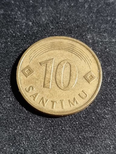 Латвия 10 сантимов 1992