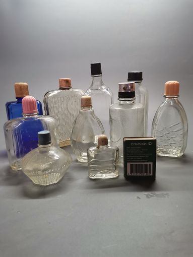 Флакон от парфюм СССР 10 шт. (одним лотом).