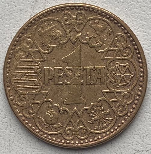 Испания 1 песета 1944 г.