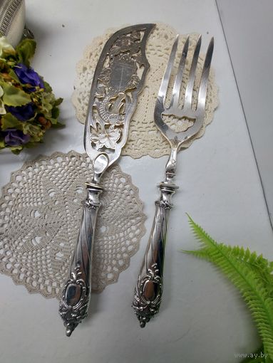 Сервировочный набор 19 век Ручки СЕРЕБРО с 1 рубля