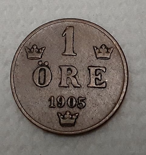Швеция 1 эре, 1905 (2-12-170)