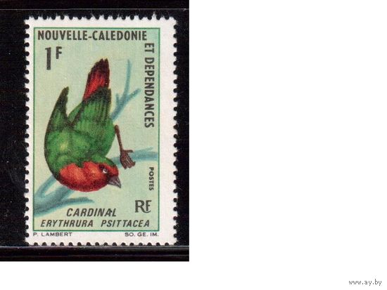 Новая Каледония-1966, Французские колонии,(Мих.423) **, Фауна, Птицы