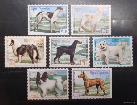 Камбоджа. 1987 год. Фауна. Собаки (565)