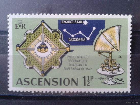 Вознесения о-ва 1971 Астрономическая обсерватория Тихо Браге, созвездие Кассиопеи**