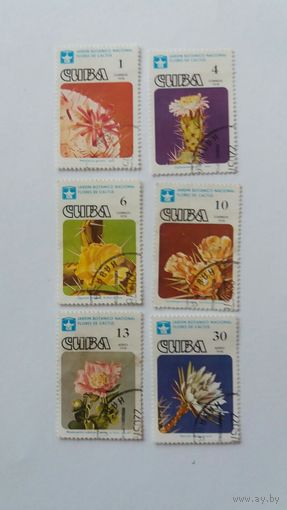 Куба 1978 6м цветы