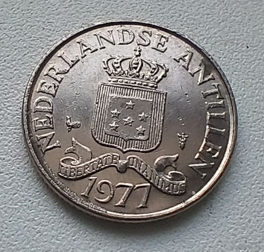Антильские острова 25 Центов 1977.  5-6-20