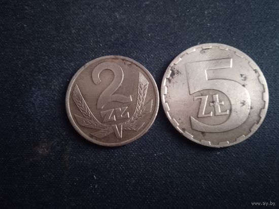 2 и 5 Zl.Польша.
