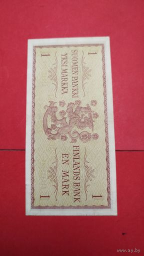 1 шт. Финляндия. 1 марка. 1963. С рубля. (19).