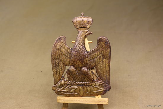 Киверная бляха армии НАПОЛЕОНА, линейный полк. ВОЙНА 1812 год. Распродажа коллекции вещей. С РУБЛЯ! АУКЦИОН!