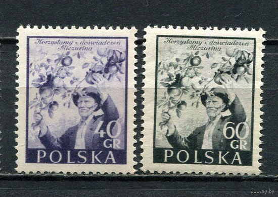 Польша - 1954 - Месячник польско-советской дружбы - [Mi. 870-871] - полная серия - 2 марки. MNH.  (Лот 92HU)-TG3P21