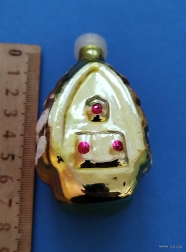 Ёлочная игрушка. Домик. С рубля