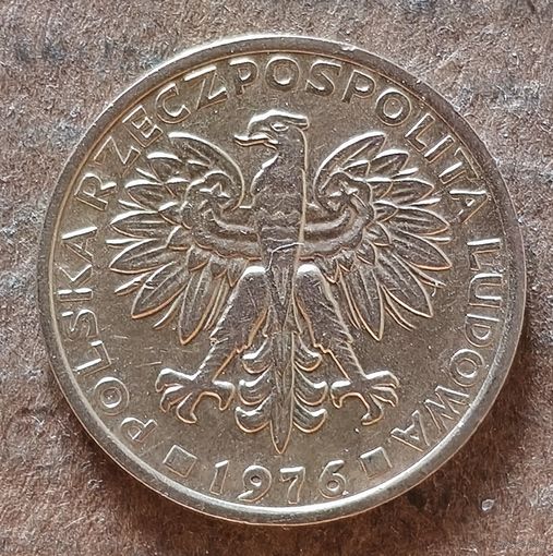 Польша 2 злотых 1976 г., 	Y# 80.1