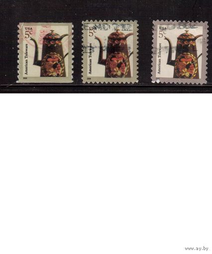 США-2002-2007 (Мих.3580-) , гаш., Стандарт, 3 выпуска