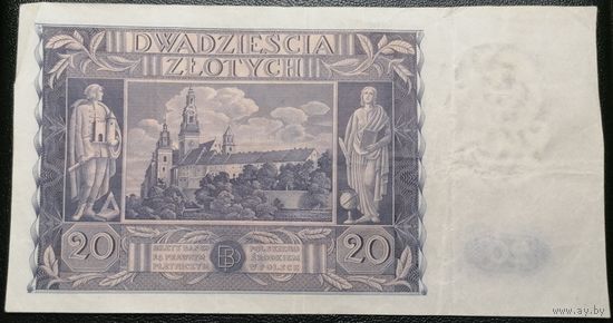 Польша 20 злотых 1936
