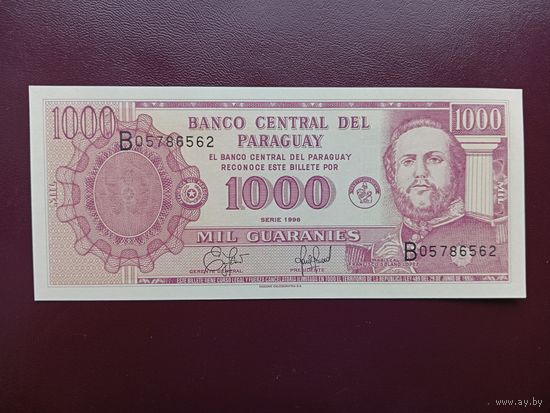 Парагвай 1000 гуарани 1998 UNC