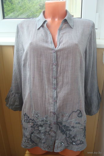 Рубашка блузка ''PER UNO'' 48-50-52 размер