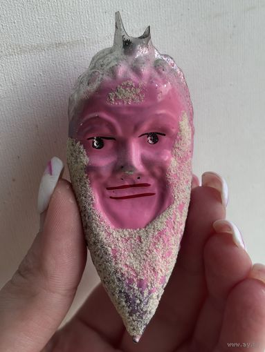 Винтажная ёлочная игрушка шишка СССР