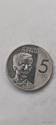 Филиппины 5 писо 2019