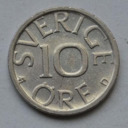 Швеция, 10 эре 1989 г.