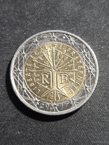 Франция 2 евро 2017