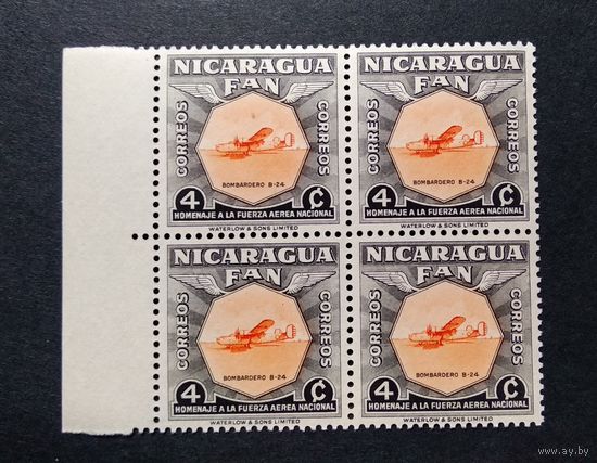 Никарагуа\89С\  1954 - Авиация бомбардировщик В-24 MNH