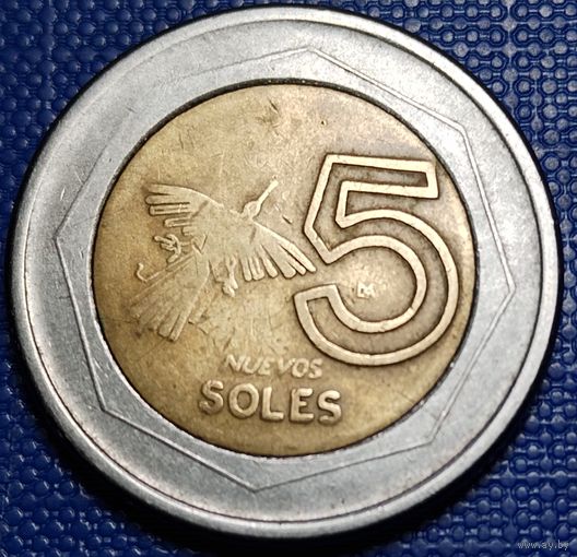 Перу 5 новых солей 1995 г.