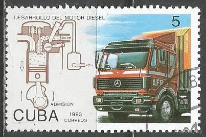 Куба. 80 лет со дня смерти Р.Дизеля. Учёный, изобретатель. 1993г. Mi#3649.