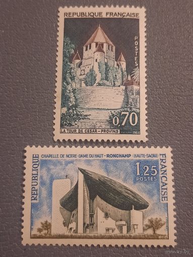 Франция 1964. Архитектура Франции. Полная серия