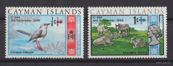 Кайманы 1969** Фауна, 2 марки из серии