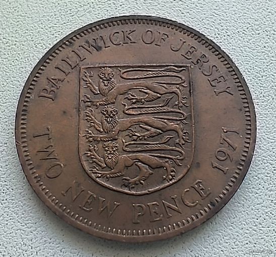 Джерси 2 Пенни 1971 6-2-9