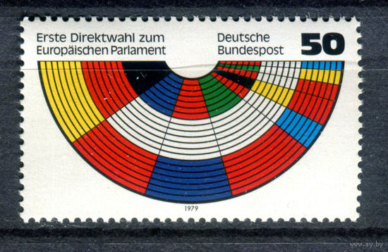Германия (ФРГ) - 1979г. - Прямые выборы в европейский парламент - полная серия, MNH [Mi 1002] - 1 марка