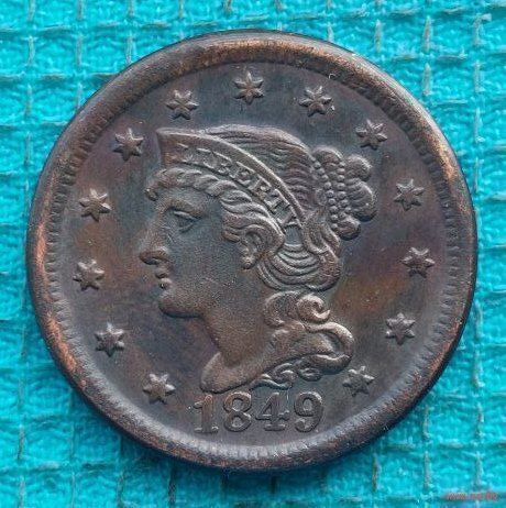 США 1 цент 1849 года. Предложи свою цену или обмен!