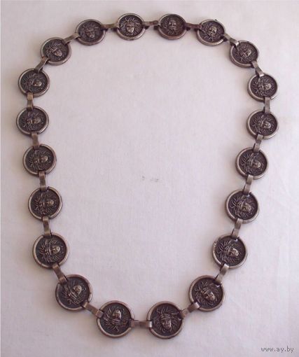 Ожерелье Колье Пектораль 66 см МЕДУЗА ГОРГОНА Горгонейон 19-й век