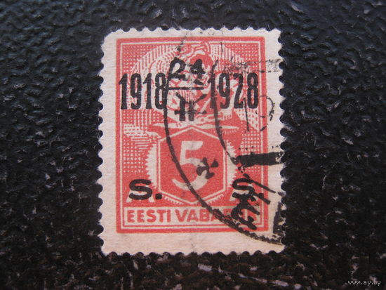 Эстония 1928 надпечатка