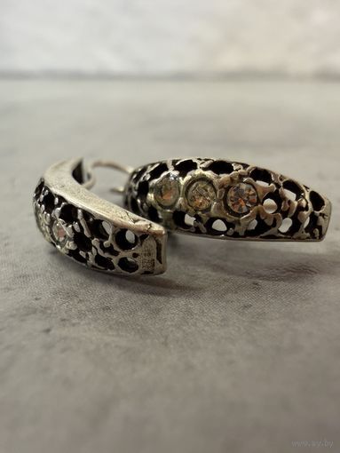Серьги СЕРЕБРО пр. (11).  Распродажа коллекции!!!