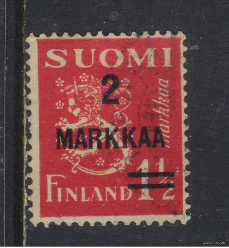 Финляндия 1937 Герб Надп Стандарт #202