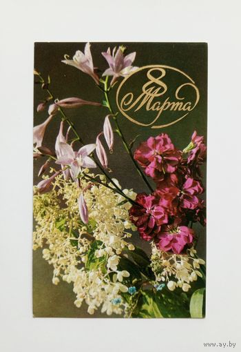 Открытка 8 Марта. Фото Ю.Ливянта 1971 г. Чистая