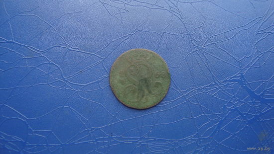 1 грош 1768                                  (2118)