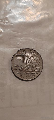 Италия 50 чентезимо 1941