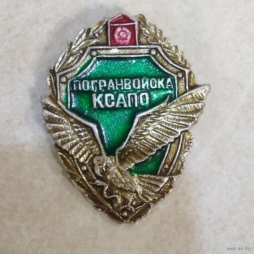 Нагрудный знак. КСАПО. Краснознаменный Среднеазиатский Пограничный Округ.