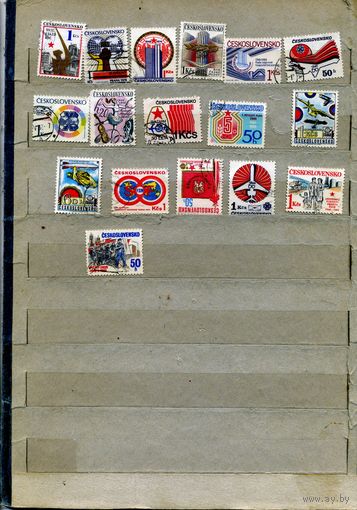 ЧЕХОСЛОВАКИЯ, одним лотом    17м       гашен
